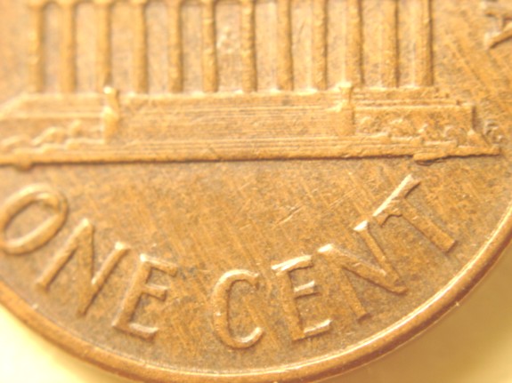 1960-D-Small-Date-Lincoln-Memorial-Cent--Die-Chips-And-?